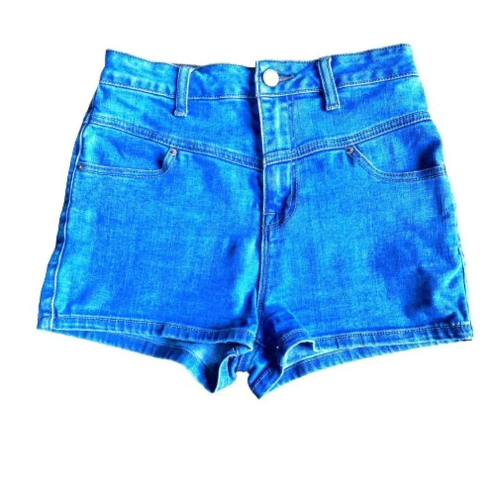 BDG Denim Jean Shorts, Size 27, Super High Rise Seam, 5 Pocket, Zip Fly